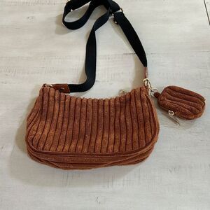 Wild Fable Brown Purse W/Mini Backpack Keychain